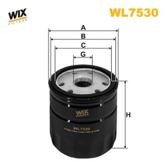Filtre à huile WIX FILTERS OEM 650237