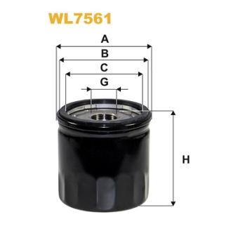 Filtre à huile WIX FILTERS OEM 2279222