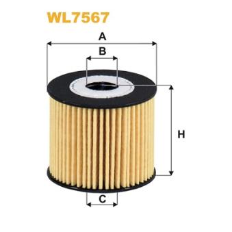 Filtre à huile WIX FILTERS OEM 263202U000