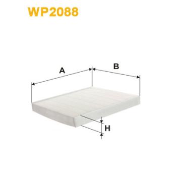 Filtre, air de l'habitacle WIX FILTERS [WP2088]