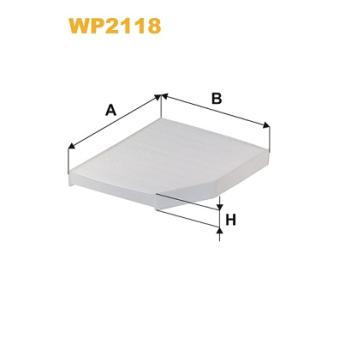 Filtre, air de l'habitacle WIX FILTERS WP2118 pour FORD TRANSIT CUSTOM 1.0 EcoBoost PHEV - 125cv