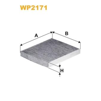 Filtre, air de l'habitacle WIX FILTERS WP2171 pour BENTLEY CONTINENTAL 1.0 TSI - 110cv