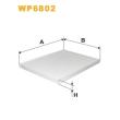 WIX FILTERS WP6802 - Filtre, air de l'habitacle