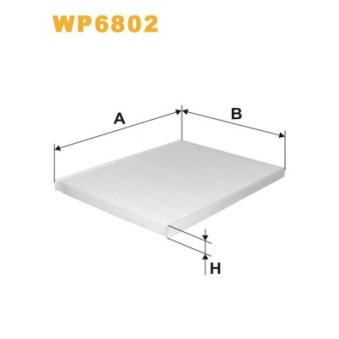 Filtre, air de l'habitacle WIX FILTERS WP6802 pour OPEL OMEGA 2.2 DTI 16V - 110cv
