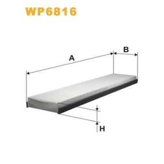 Filtre, air de l'habitacle WIX FILTERS OEM 3401703