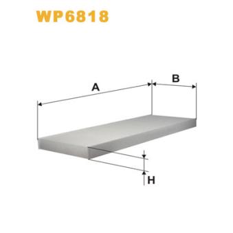 Filtre, air de l'habitacle WIX FILTERS OEM 90464424