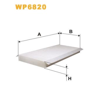 Filtre, air de l'habitacle WIX FILTERS OEM 1E0061J6XD