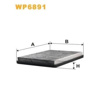 Filtre, air de l'habitacle WIX FILTERS OEM 3A0091800
