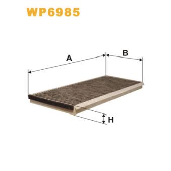 Filtre, air de l'habitacle WIX FILTERS OEM 9018300418