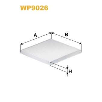 Filtre, air de l'habitacle WIX FILTERS OEM 72880AG0009P