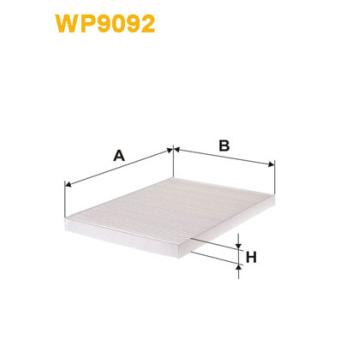 Filtre, air de l'habitacle WIX FILTERS OEM 46412715