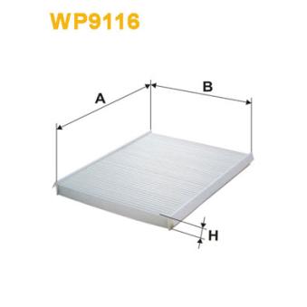 Filtre, air de l'habitacle WIX FILTERS OEM 46723435