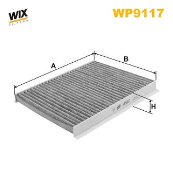 Filtre, air de l'habitacle WIX FILTERS OEM 46723435