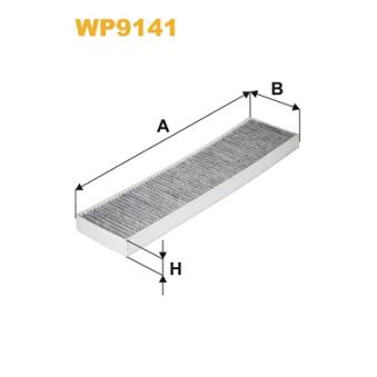 Filtre, air de l'habitacle WIX FILTERS OEM 64319257505