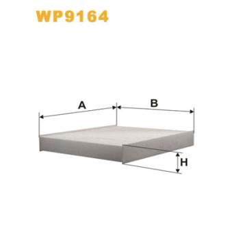 Filtre, air de l'habitacle WIX FILTERS OEM 1315686