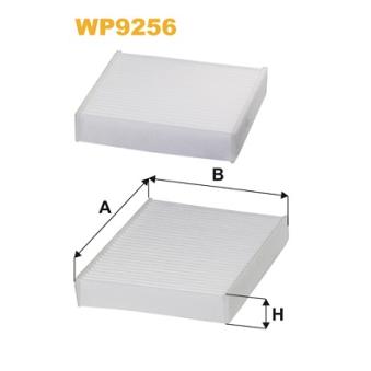 Filtre, air de l'habitacle WIX FILTERS WP9256 pour AUDI TT PureTech 110 - 110cv