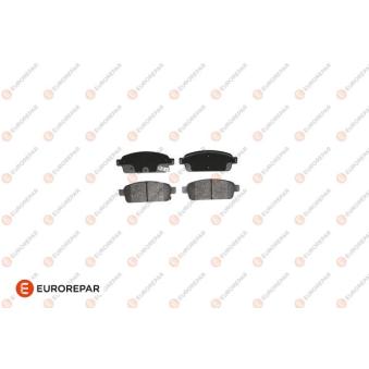 Jeu de 4 plaquettes de frein arrière EUROREPAR OEM 1605296 Jeu de 4 plaquettes de frein arrière EUROREPAR OEM 1605296