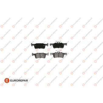 Jeu de 4 plaquettes de frein arrière EUROREPAR OEM 1619791380