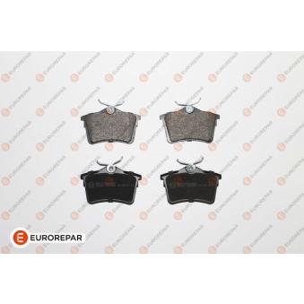 Jeu de 4 plaquettes de frein arrière EUROREPAR OEM 1608520480