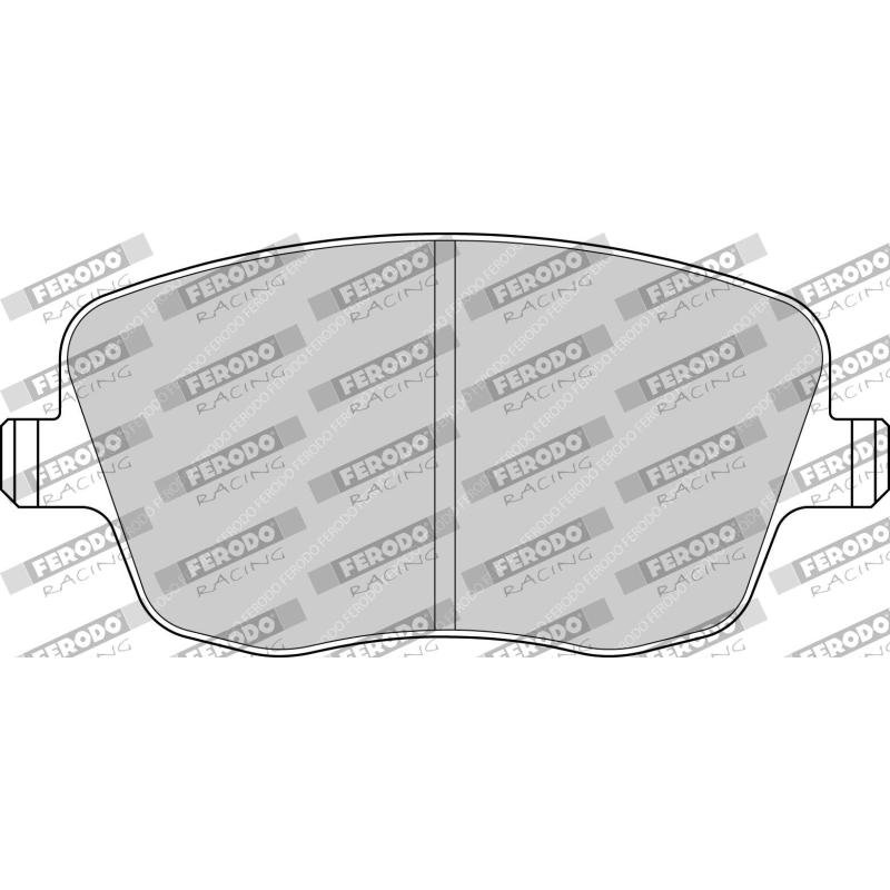 Jeu de 4 plaquettes de frein avant FERODO RACING FCP1419H - Visuel 1
