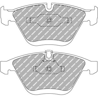 Jeu de 4 plaquettes de frein avant FERODO RACING [FCP1628W]