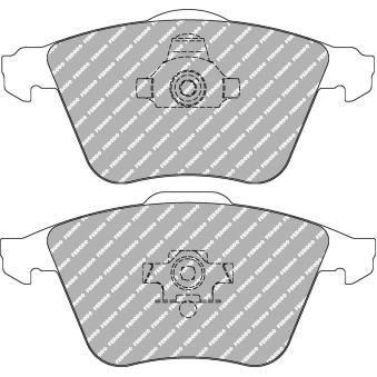 Jeu de 4 plaquettes de frein avant FERODO RACING [FCP1629H]