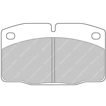 Jeu de 4 plaquettes de frein avant FERODO RACING FCP173R pour SUBARU FORESTER 2.0 E - 110cv