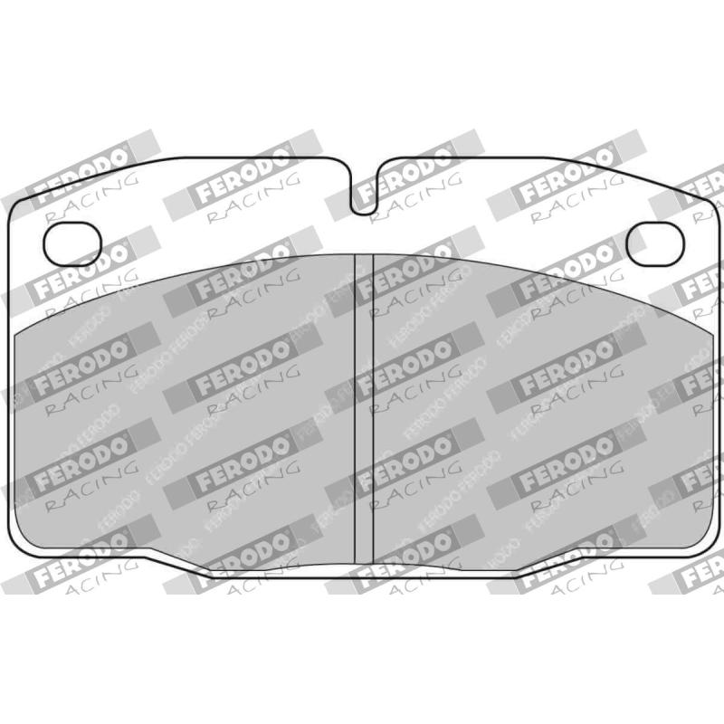 Jeu de 4 plaquettes de frein avant FERODO RACING FCP173R - Visuel 1