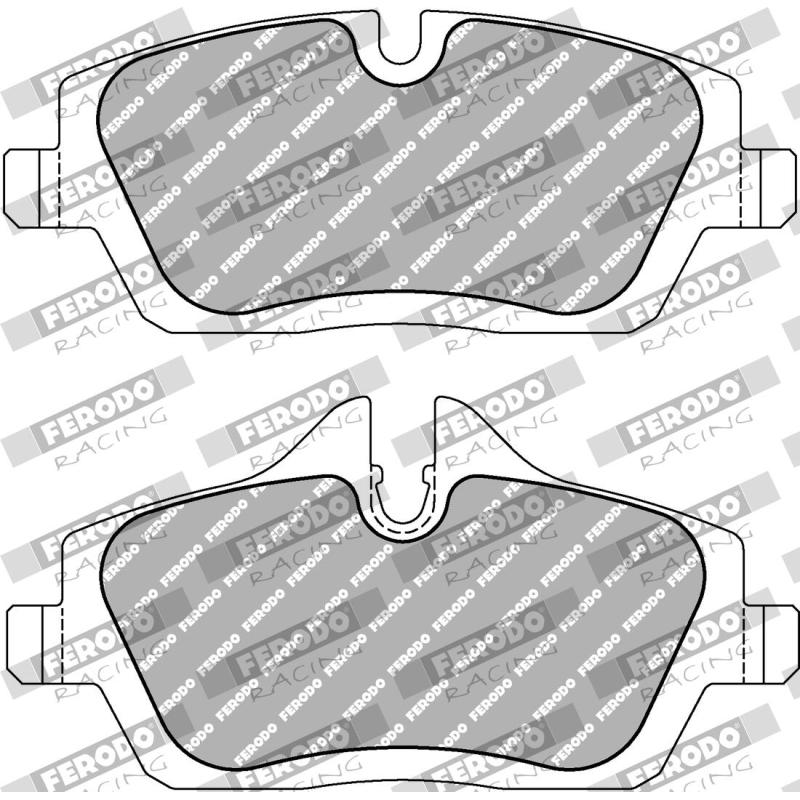 Jeu de 4 plaquettes de frein avant FERODO RACING FCP1747H - Visuel 1