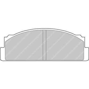 Jeu de 4 plaquettes de frein avant FERODO RACING FCP29R