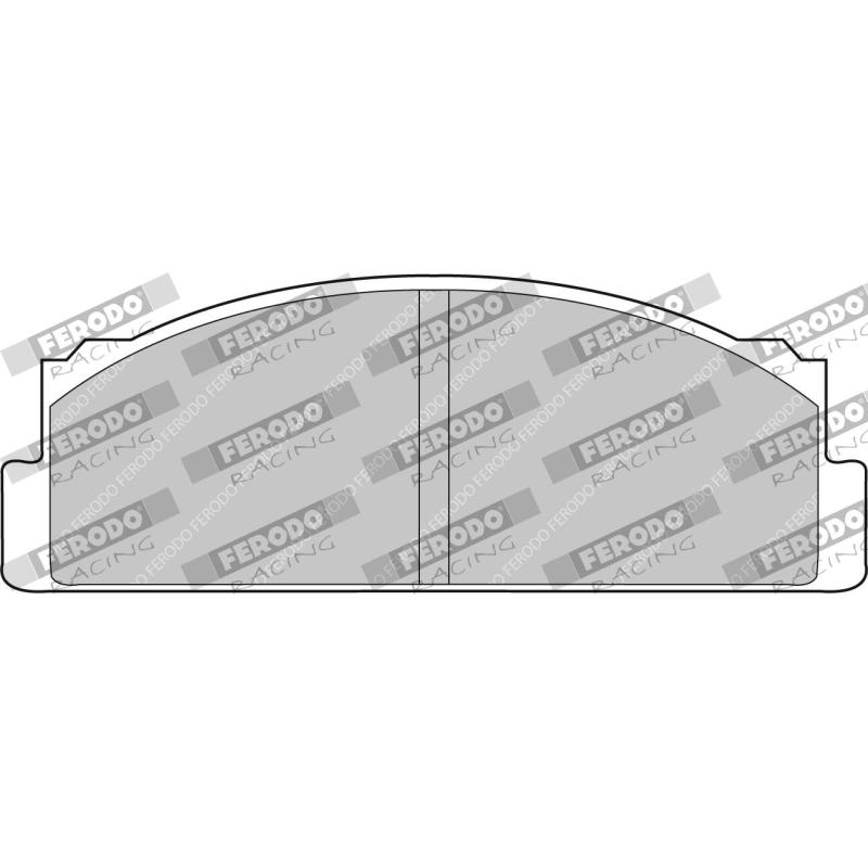 Jeu de 4 plaquettes de frein avant FERODO RACING FCP29R - Visuel 1