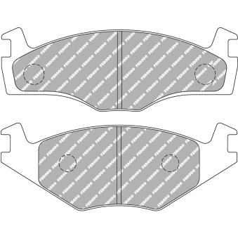 Jeu de 4 plaquettes de frein avant FERODO RACING FCP392R