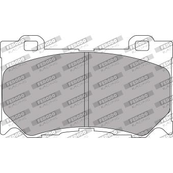 Jeu de 4 plaquettes de frein avant FERODO RACING FCP4172H