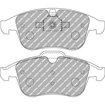 Jeu de 4 plaquettes de frein avant FERODO RACING [FCP4249H]