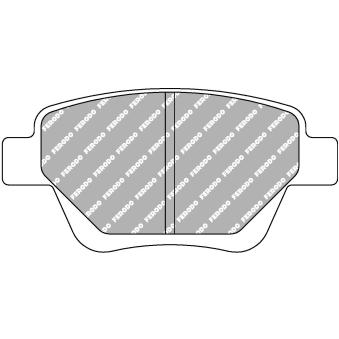Jeu de 4 plaquettes de frein arrière FERODO RACING FCP4316R Jeu de 4 plaquettes de frein arrière FERODO RACING FCP4316R