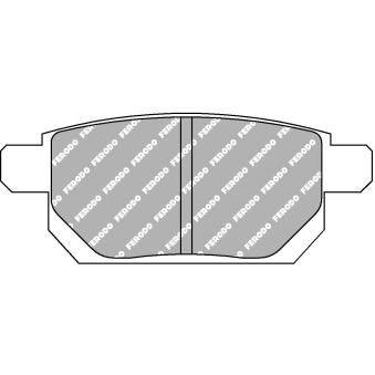 Jeu de 4 plaquettes de frein arrière FERODO RACING FCP4430H