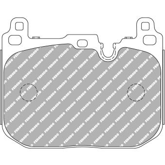 Jeu de 4 plaquettes de frein avant FERODO RACING [FCP4611H]
