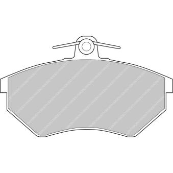 Jeu de 4 plaquettes de frein avant FERODO RACING FCP775R