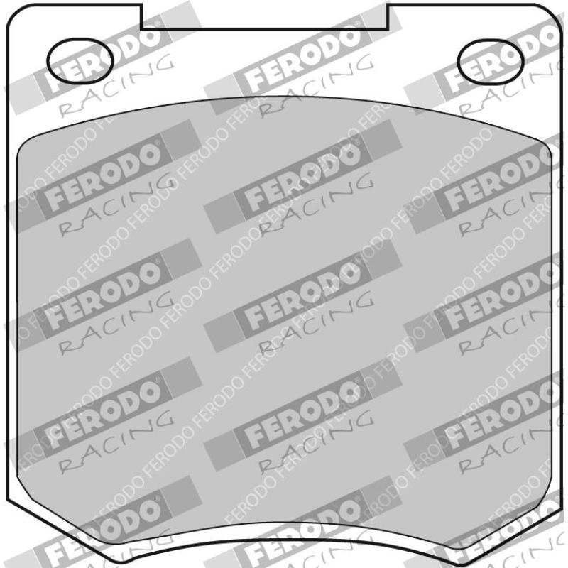 Jeu de 4 plaquettes de frein avant FERODO RACING FCP810H - Visuel 1
