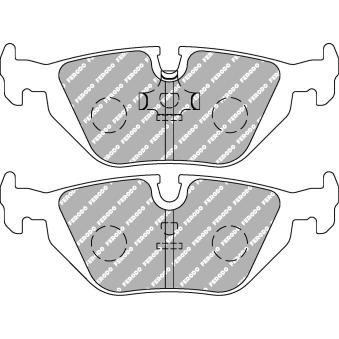 Jeu de 4 plaquettes de frein arrière FERODO RACING [FCP850R]