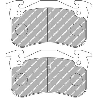 Jeu de 4 plaquettes de frein avant FERODO RACING FCP881H