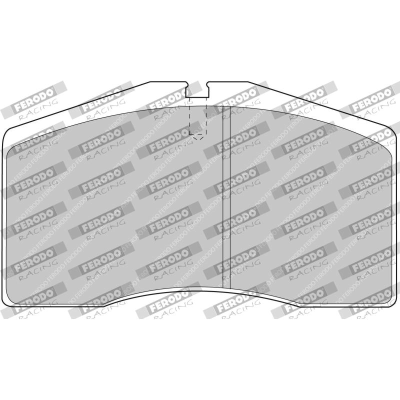 Jeu de 4 plaquettes de frein avant FERODO RACING FCP891H - Visuel 1