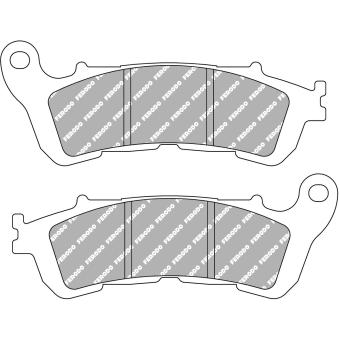 Jeu de 2 plaquettes de frein avant FERODO RACING [FDB2196SM]