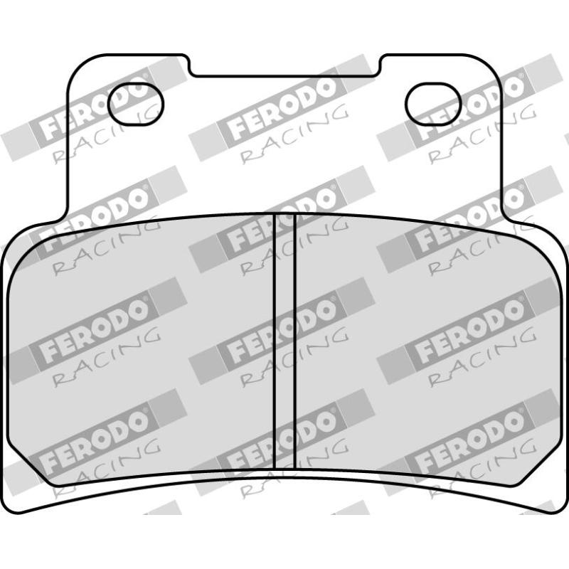 Jeu de 2 plaquettes de frein avant FERODO RACING FDB2216ST - Visuel 1