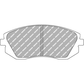 Jeu de 4 plaquettes de frein avant FERODO RACING [FDS1639]