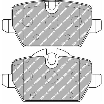 Jeu de 4 plaquettes de frein arrière FERODO RACING FDS1806 Jeu de 4 plaquettes de frein arrière FERODO RACING FDS1806