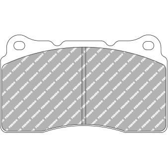 Jeu de 4 plaquettes de frein avant FERODO RACING [FDS1968]