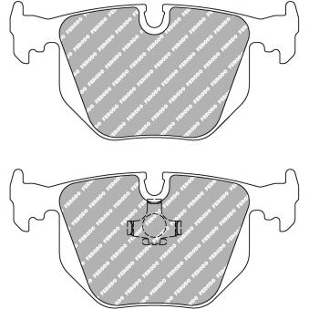 Jeu de 4 plaquettes de frein arrière FERODO RACING FDS857