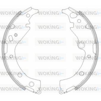 Jeu de mâchoires de frein WOKING [Z4293.00]