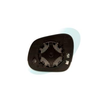 Verre de rétroviseur, rétroviseur extérieur SPJ L-0639 pour SEAT ALTEA 1.9 TDI - 90cv